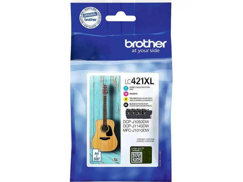 Brother LC-421XLVAL Ink Cartridge 4-color Multipack High Capacity - Brother ink or toner cartridge