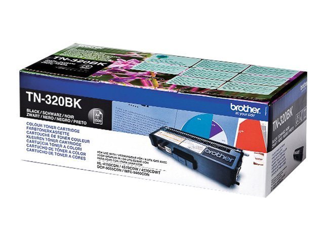 Brother TN 320BK Toner black 2500 - TN320BK - Brother ink or toner cartridge