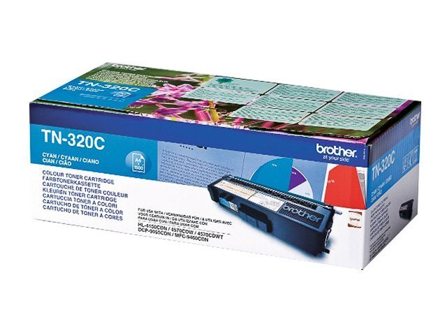 Brother TN 320C Toner cyan 1500 - TN320C - Brother ink or toner cartridge