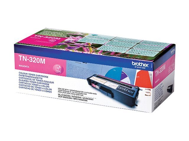 Brother TN 320M Toner magenta 1500 - TN320M - Brother ink or toner cartridge