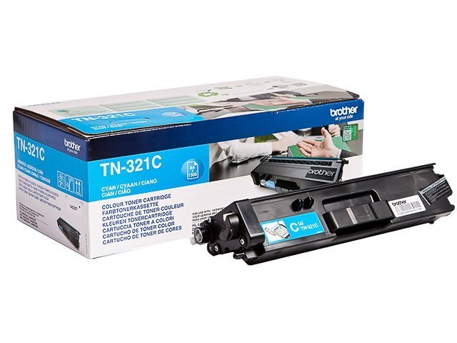 Brother TN 321C Toner cyan 1500 - TN321C - Brother ink or toner cartridge