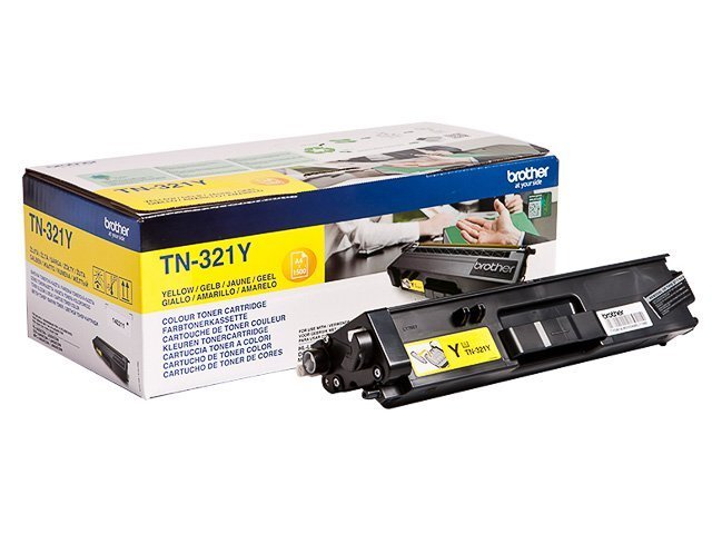 Brother TN 321Y Toner yellow 1500 - TN321Y - Brother ink or toner cartridge