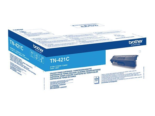 Brother TN 421C Toner cyan 1800 - TN421C - Brother ink or toner cartridge