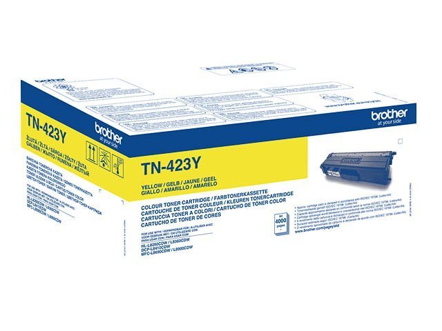 Brother TN 423Y Toner Yellow - Grande capacité - TN423Y - Brother ink or toner cartridge