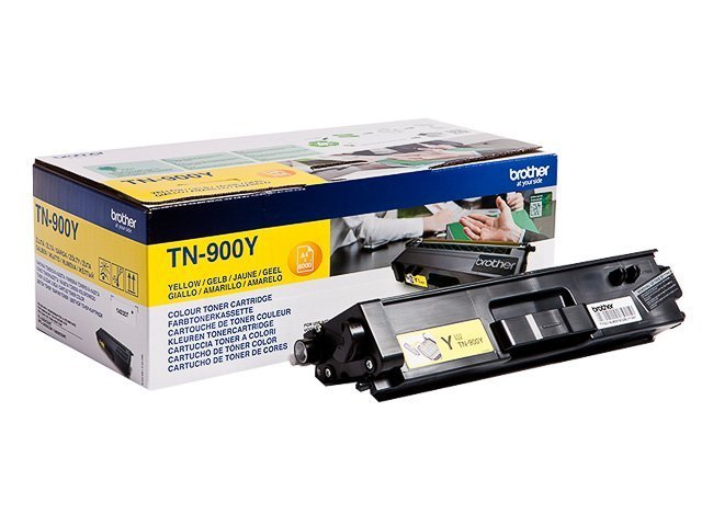 Brother TN 900Y Toner yellow 6000pages - TN900Y - Brother ink or toner cartridge