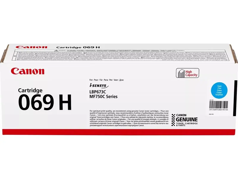Canon 069H C Toner Cyan High Capacity - Canon ink or toner cartridge
