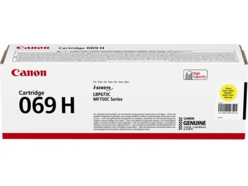 Canon 069H Y Toner Yellow High Capacity - Canon ink or toner cartridge