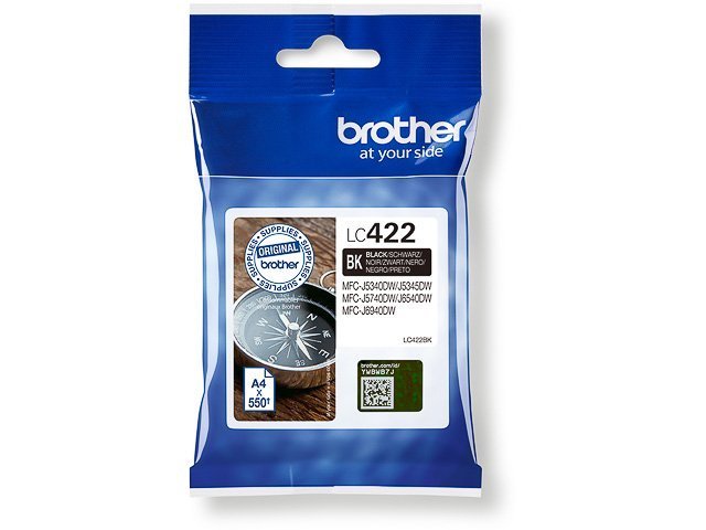 Cartouches Brother-LC-422BKJ/MFCJ ink black -LC422BK - Brother ink or toner cartridge