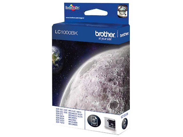Cartouches Brother-LC1000BK ink black 500 -LC1000BK - Brother ink or toner cartridge