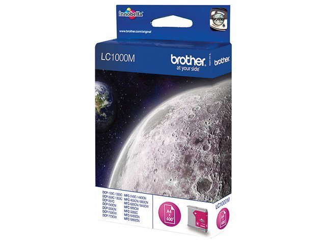 Cartouches Brother-LC1000M ink magenta 400pages -LC1000M - Brother ink or toner cartridge