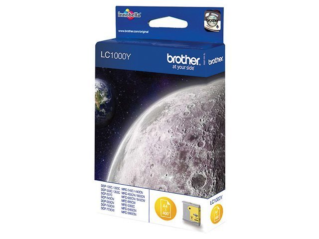 Cartouches Brother-LC1000Y ink yellow 400pages -LC1000Y - Brother ink or toner cartridge