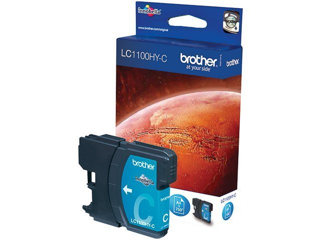 Cartouches Brother-LC1100HYC ink cyan 750 -LC1100HYC - Brother ink or toner cartridge