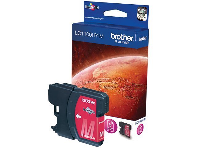Cartouches Brother-LC1100HYM ink magenta 750 -LC1100HYM - Brother ink or toner cartridge