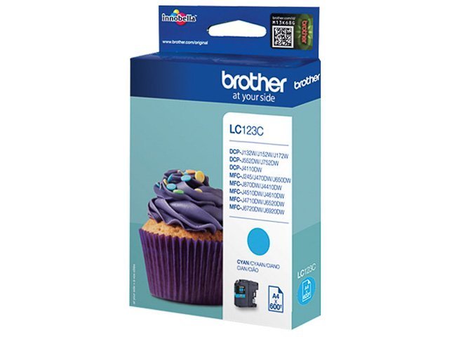 Cartouches Brother-LC123C ink cyan 600pages -LC123C - Brother ink or toner cartridge