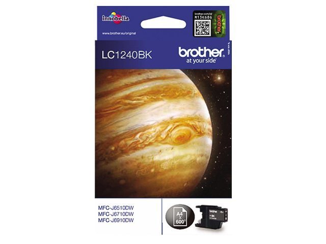 Cartouches Brother-LC1240BK ink black 600pages -LC1240BK - Brother ink or toner cartridge