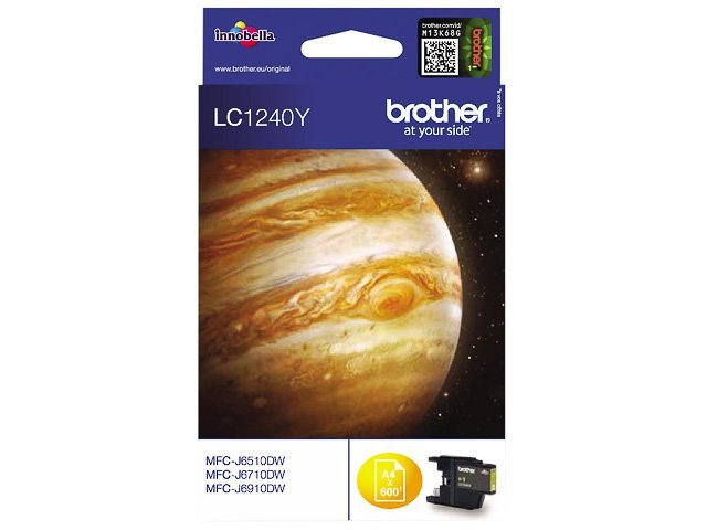 Cartouches Brother-LC1240Y ink yellow 600pages -LC1240Y - Brother ink or toner cartridge