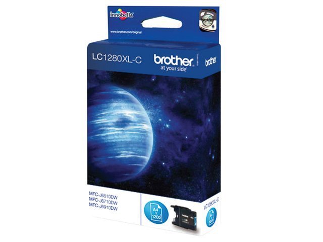 Cartouches Brother-LC1280XLC ink cyan 1200 -LC1280XLC - Brother ink or toner cartridge