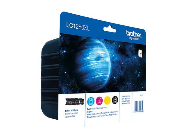 Cartouches Brother-LC1280XLVALBPDR ink (4) c-m-y-bk -LC1280XLVALBPDR - Brother ink or toner cartridge