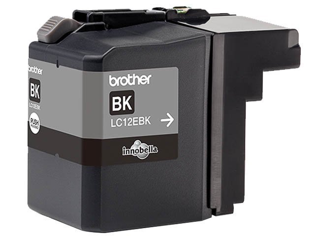 Cartouches Brother-LC12EBK ink black 2400pages -LC12EBK - Brother ink or toner cartridge