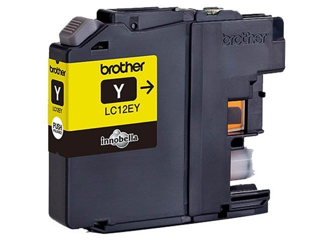 Cartouches Brother-LC12EY ink yellow 1200pages -LC12EY - Brother ink or toner cartridge