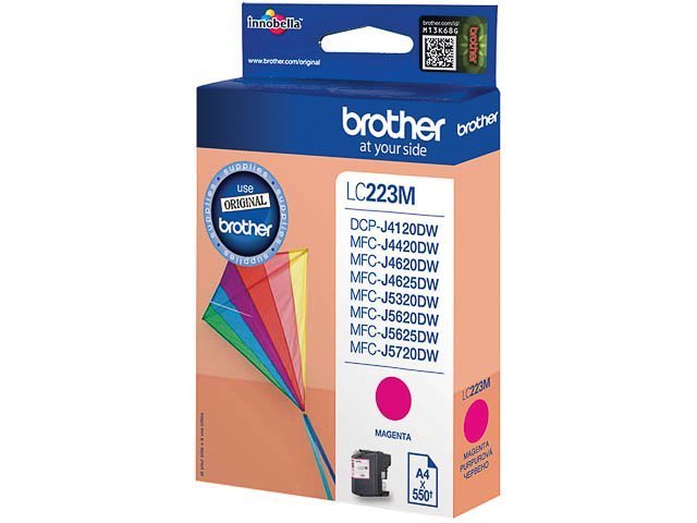 Cartouches Brother-LC223M ink magenta 550 -LC223M - Brother ink or toner cartridge