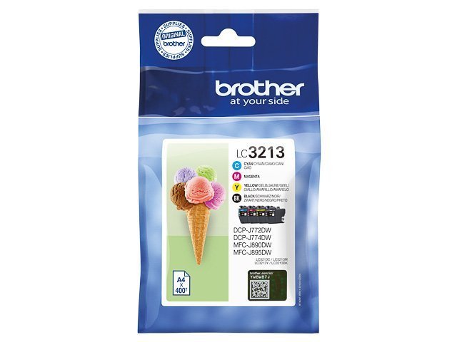 Cartouches Brother-LC3213VALDR/MFC ink (4) cmyk -LC3213VALDR - Brother ink or toner cartridge