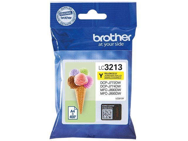 Cartouches Brother-LC3213Y ink yellow 400 -LC3213Y - Brother ink or toner cartridge