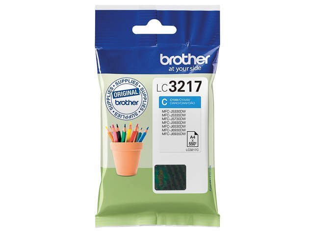 Cartouches Brother-LC3217C ink cyan 550pages -LC3217C - Brother ink or toner cartridge
