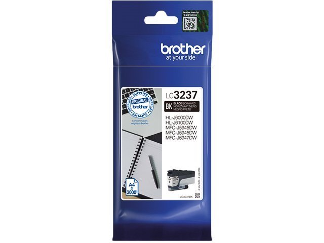 Cartouches Brother-LC3237BK ink black 3000 -LC3237BK - Brother ink or toner cartridge