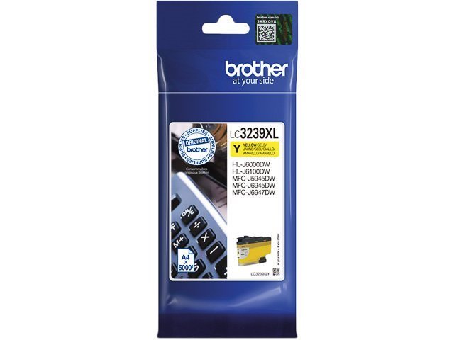 Cartouches Brother-LC3239XLY ink yellow 5000 -LC3239XLY - Brother ink or toner cartridge