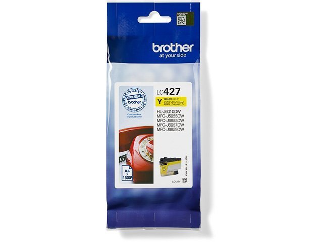 Cartouches Brother-LC427YJ/MFCJ ink yellow -LC427Y - Brother ink or toner cartridge