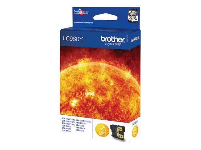 Cartouches Brother-LC980Y ink yellow 260pages - Brother ink or toner cartridge