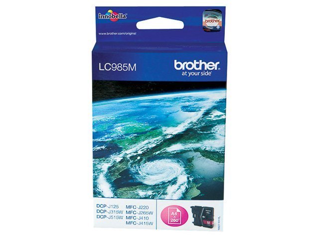 Cartouches Brother-LC985M ink magenta 260pages -LC985M - Brother ink or toner cartridge