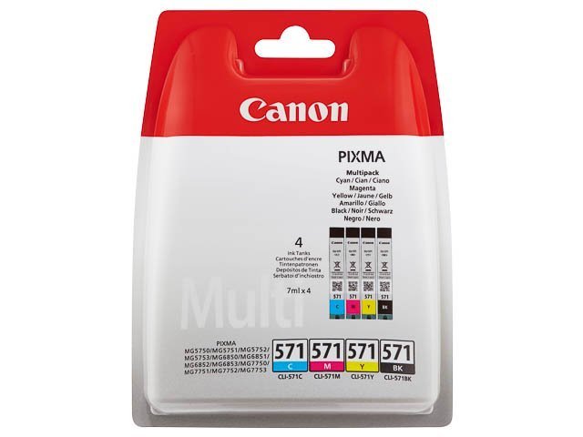 Cartouches Canon-CLI571 Nr.571 Pixma MG C/M/Y/BK - Canon ink or toner cartridge