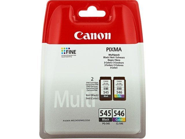 Cartouches Canon-PG545 + CL546 Pixma MG ink - Canon ink or toner cartridge
