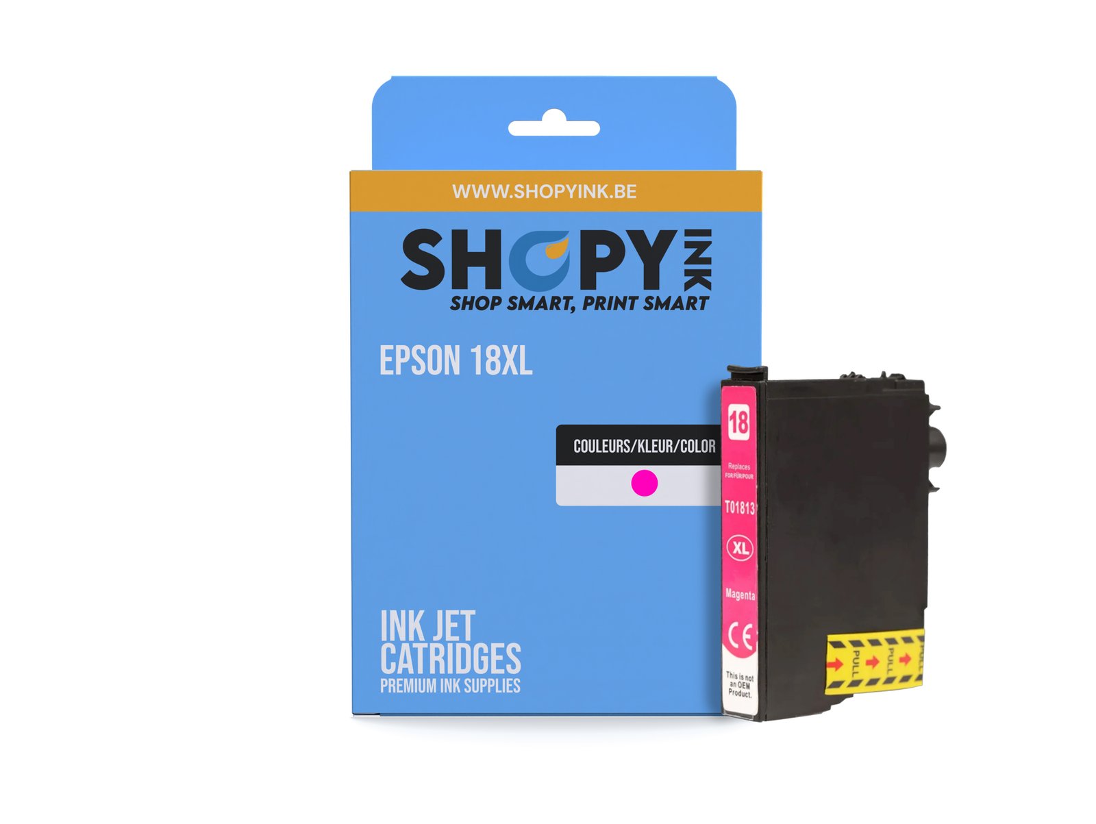 Cartouches compatible Epson 18XL (C13T18134012) Magenta High Capacity