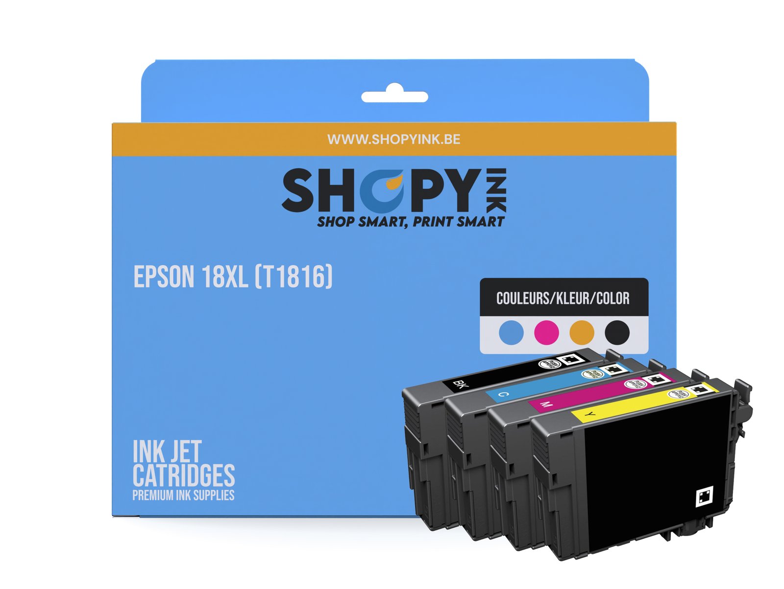 Cartouches compatible Epson 18XL (T1816) 4-color Multipack High Capacity