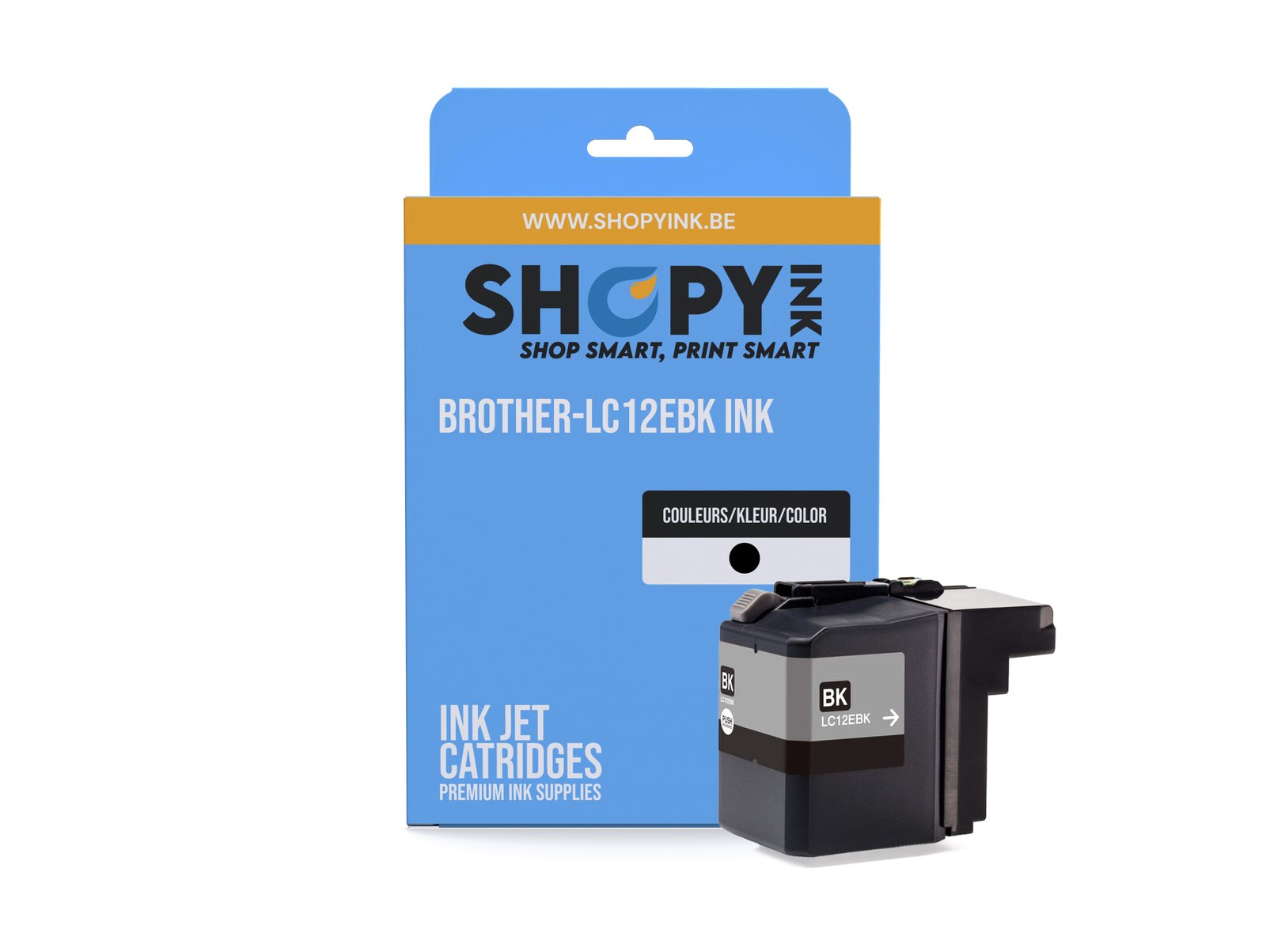 Cartouches compatible Brother-LC12EBK ink black - LC12EBK - Shopyink ink or toner cartridge