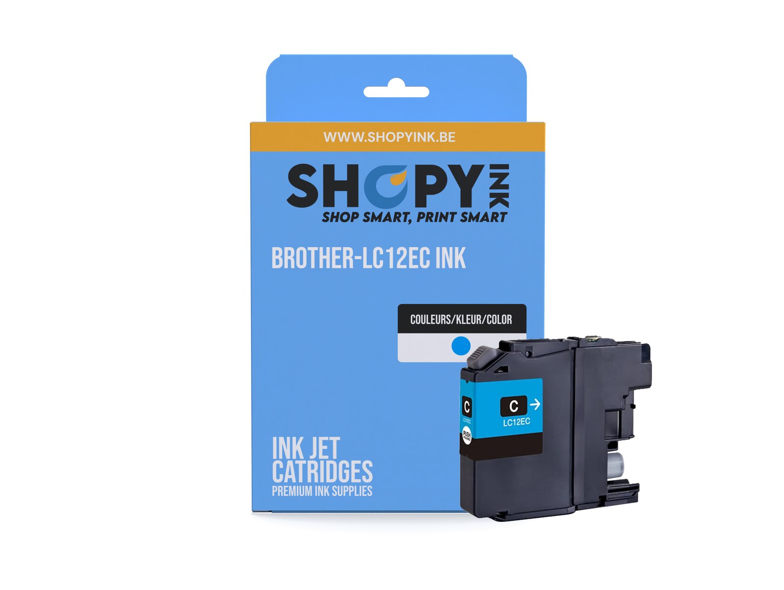 Cartouches compatible Brother-LC12EC ink cyan - LC12EC