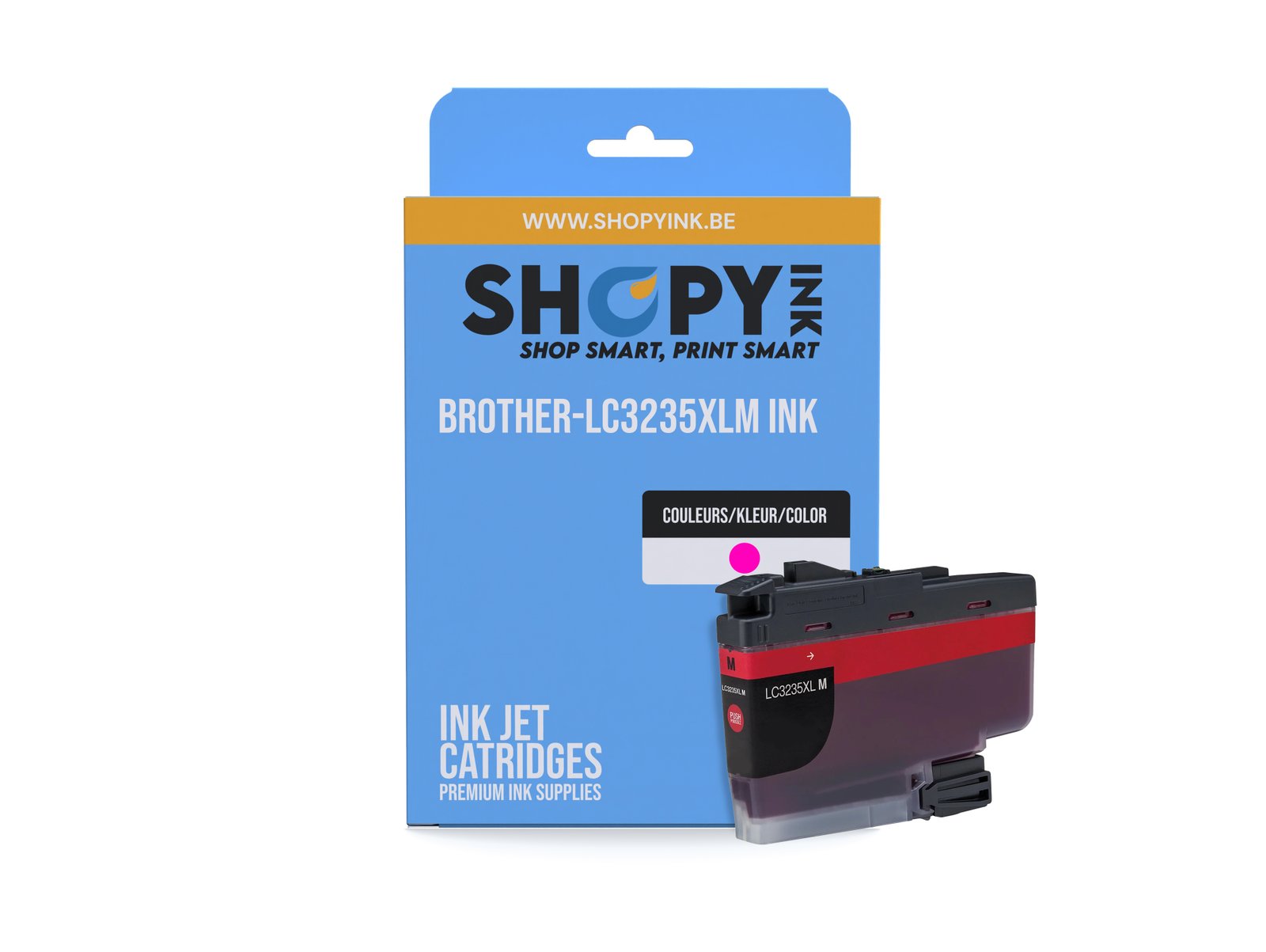 Cartouches compatible Brother-LC3235XLM ink magenta - 8435490637047