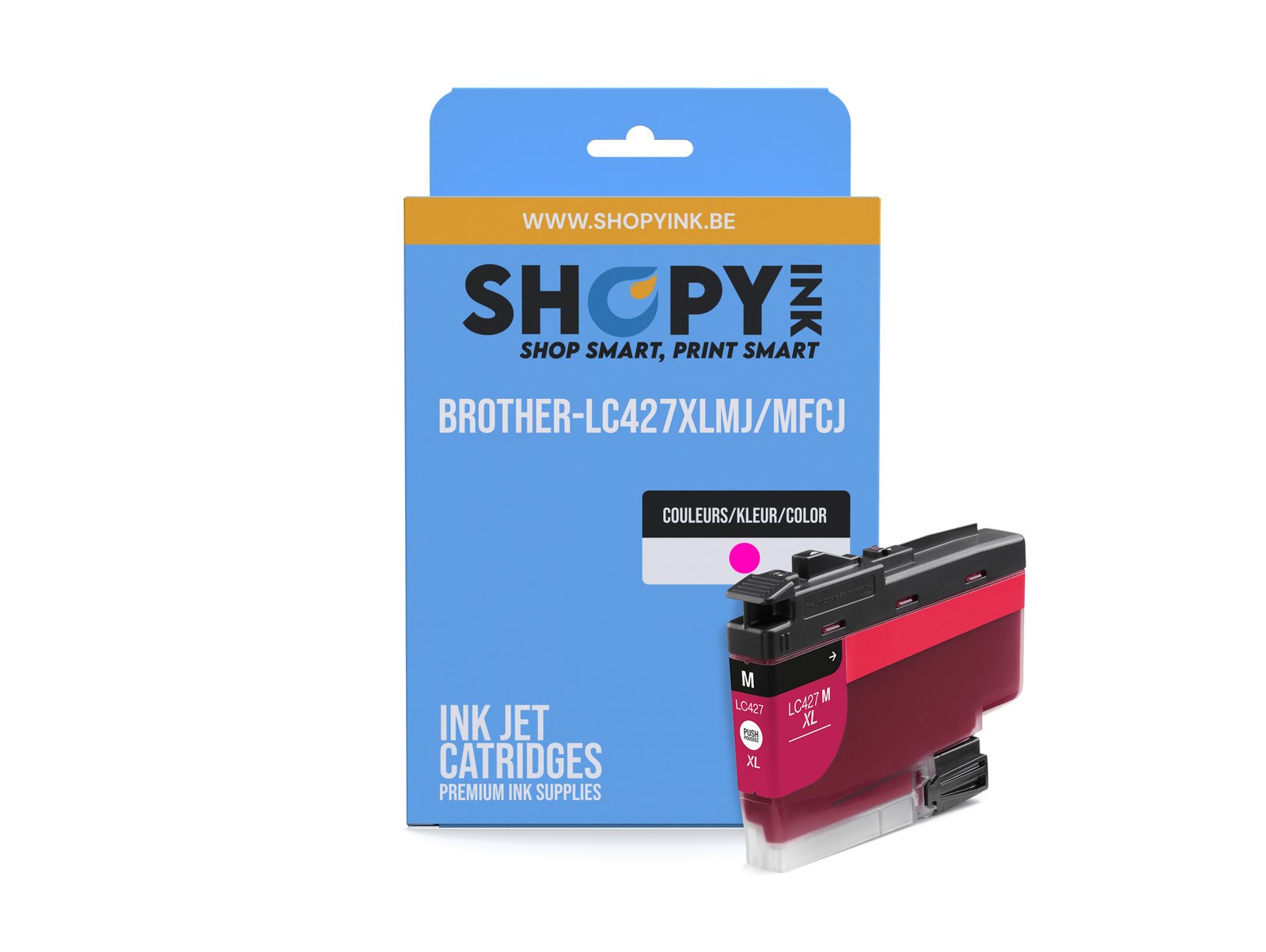 Cartouches compatible Brother-LC427XLMJ/MFCJ ink magenta -LC427XLM