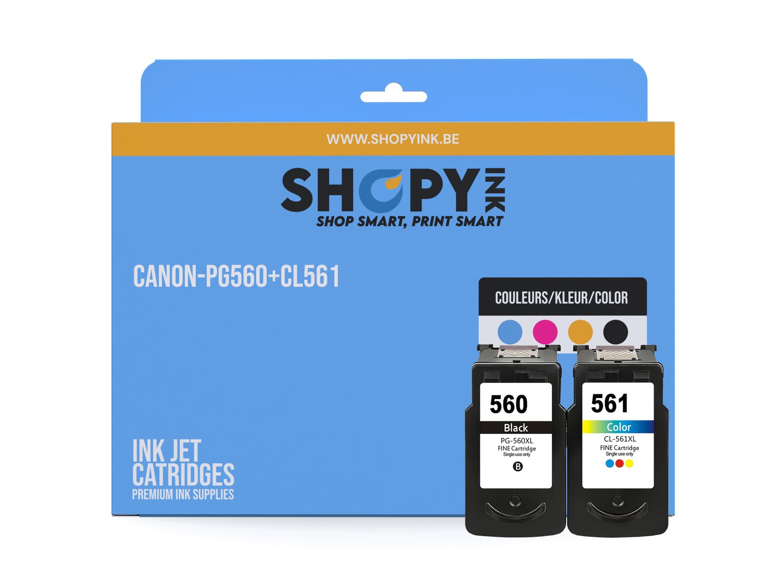 Cartouches compatible Canon-PG560+CL561 Pixma TS TR BK+CL