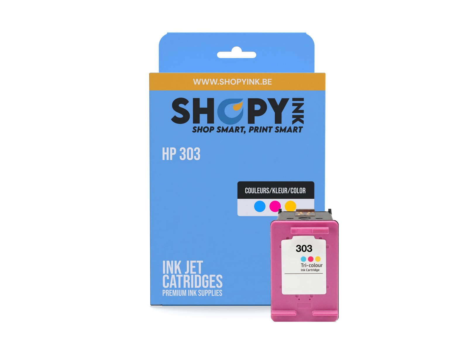 Cartouches compatible - HP303 cmy - SHY07303 - T6N01AE