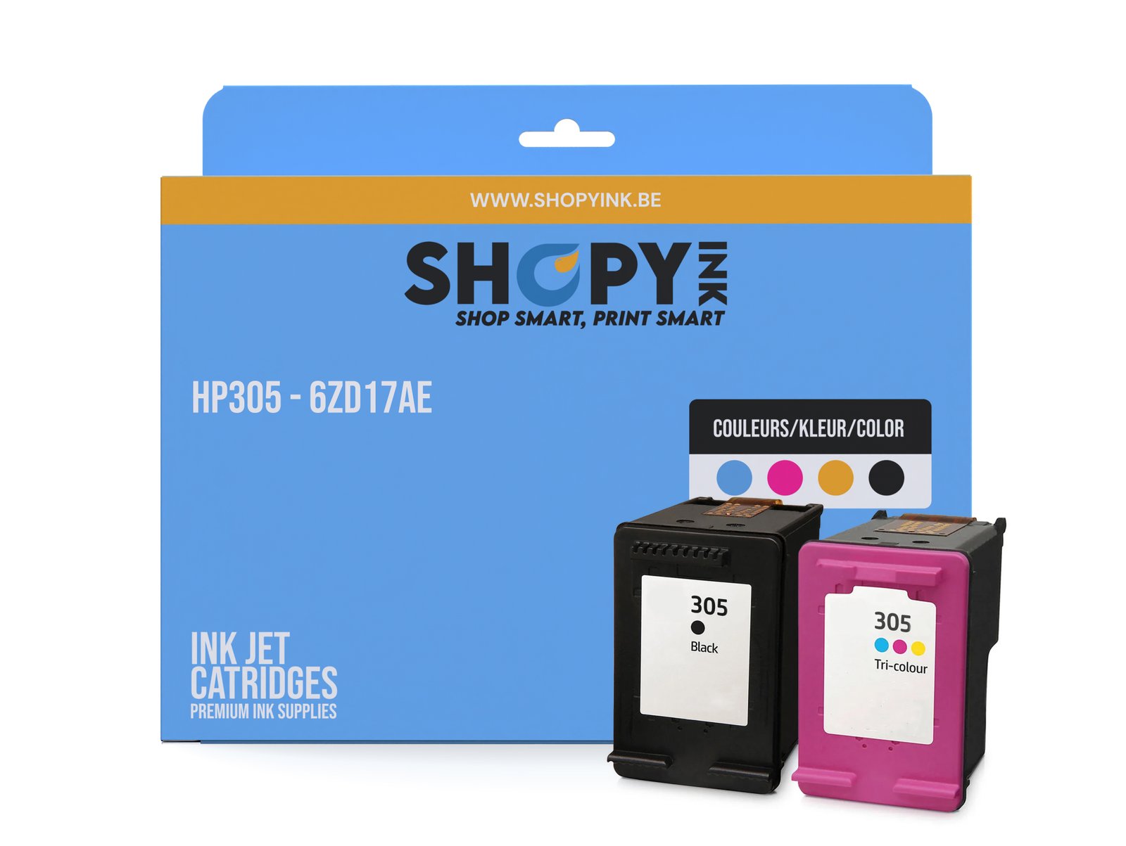 Cartouches compatible - HP305 blk-col - SHY07305 - 6ZD17AE