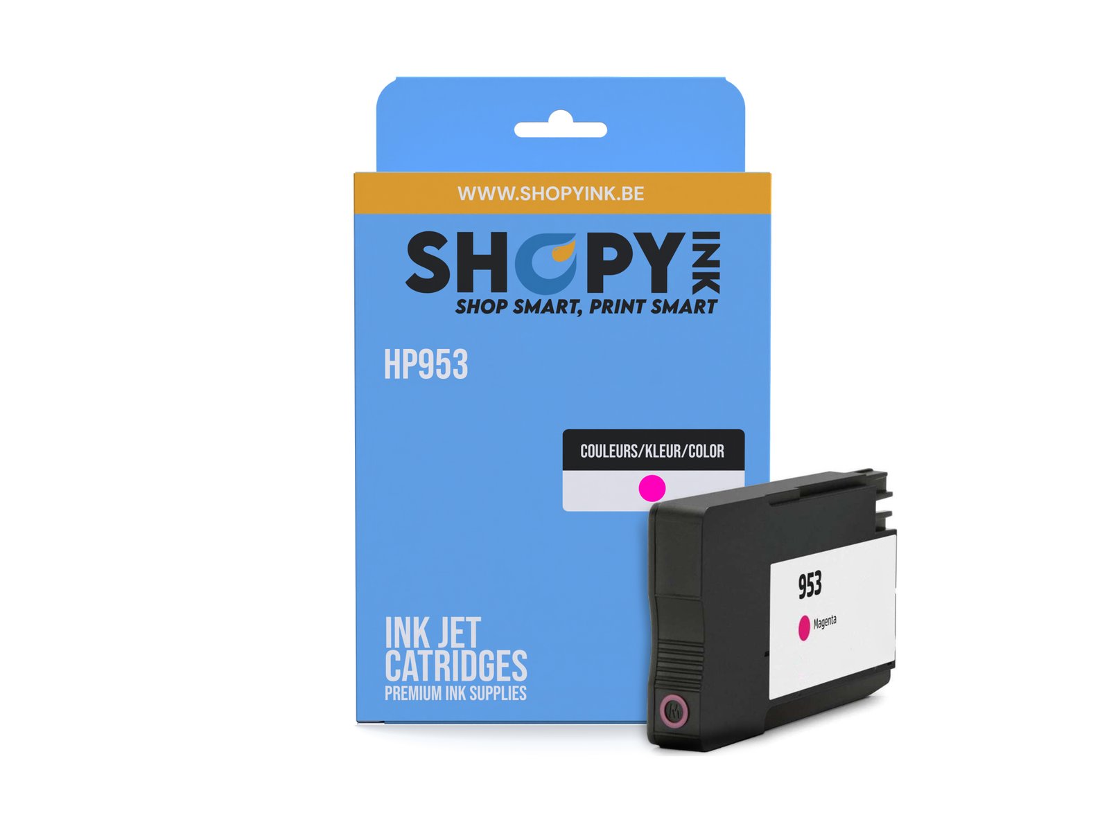 Cartouches compatible - HP953 magenta - SHY07953 - F6U13AE