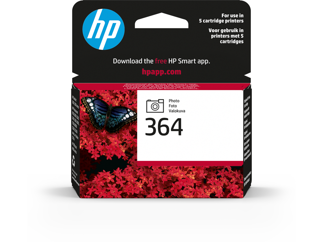 Cartouches HP364 photo blk - SHY07364 - CB322EE - HP ink or toner cartridge