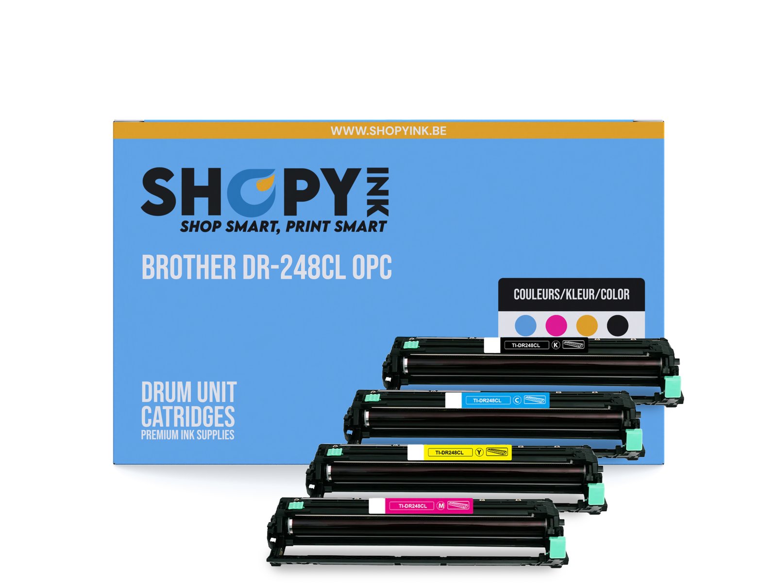 Compatible Brother DR-248CL OPC 4-colours Multipack