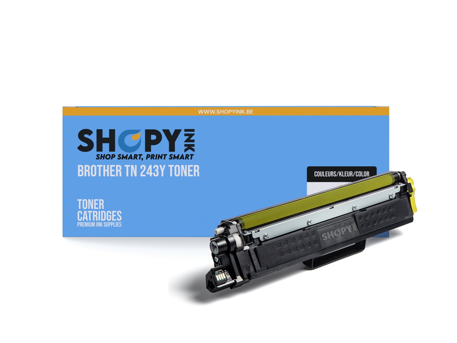 Compatible Brother TN 243Y Toner - yellow - TN243Y