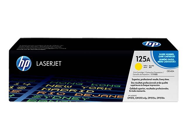 Toner HP125A yellow - SHY07125A - CB542A - HP ink or toner cartridge