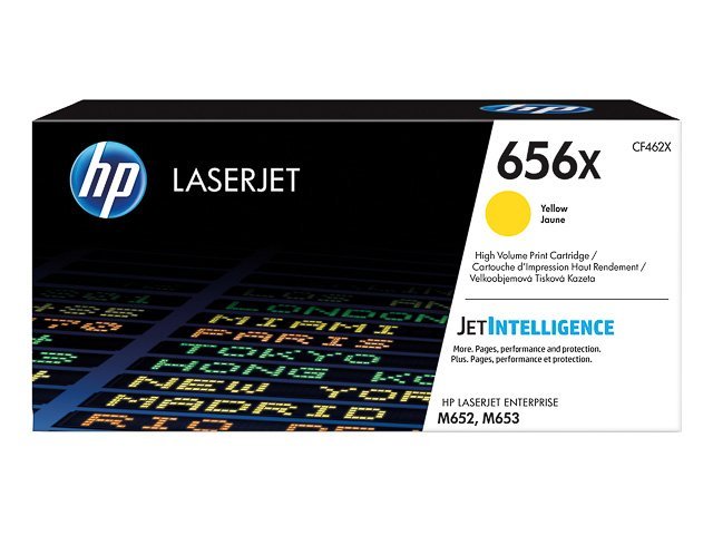 Toner HP656X yellow - SHY07656X - CF462X - HP ink or toner cartridge